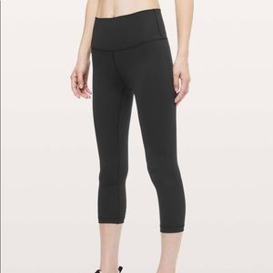 Lululemon Wunder Under Crop (High-Rise) 21" Black